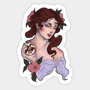 Persephone Pomegranite Sticker